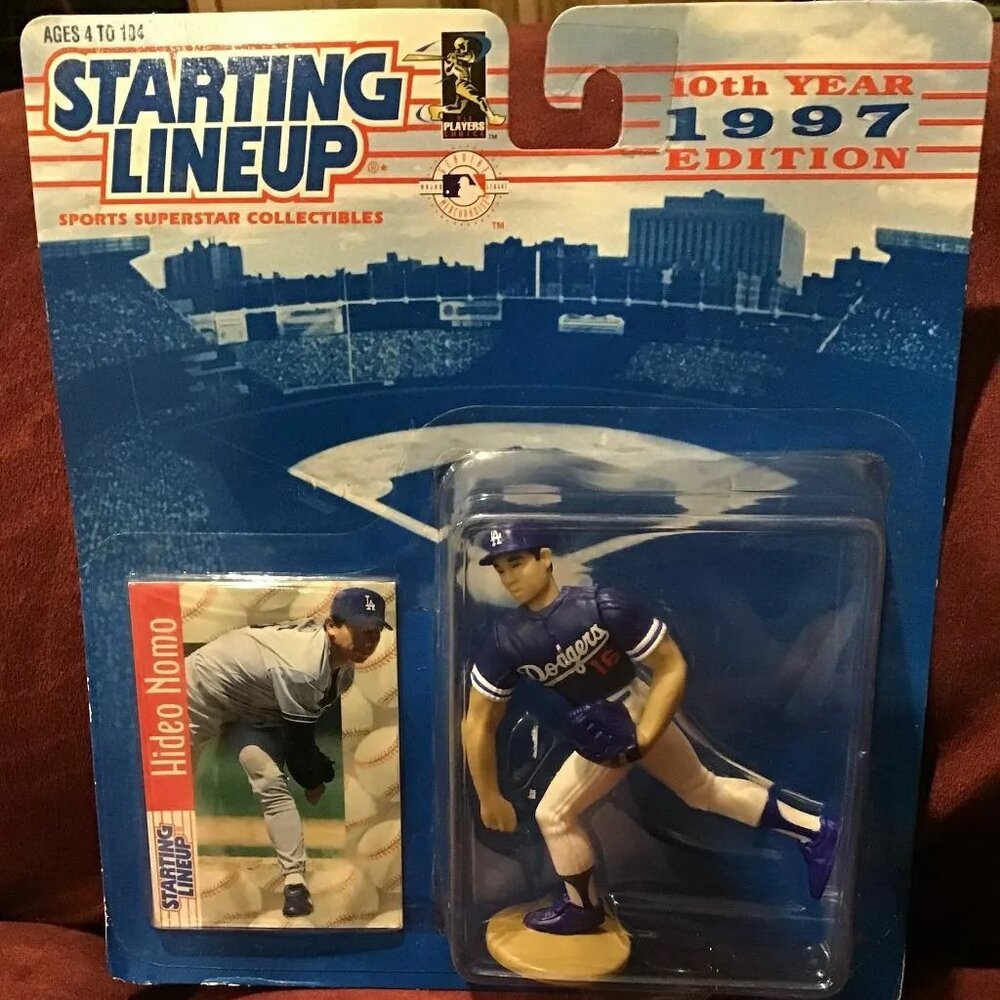 Starting Lineup 1997 Edition Hideo Nomo Action Figure w/Card